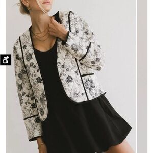 Quilted Floral Women's Jacket